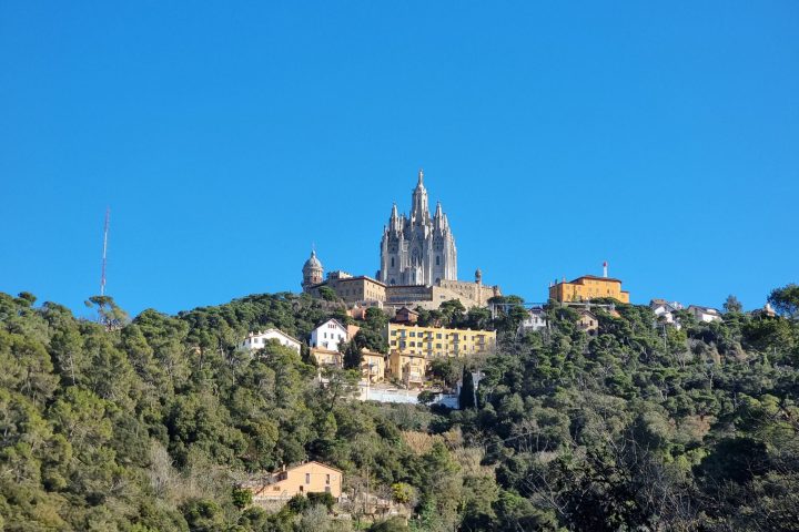 Views of the hike in Collserola Park