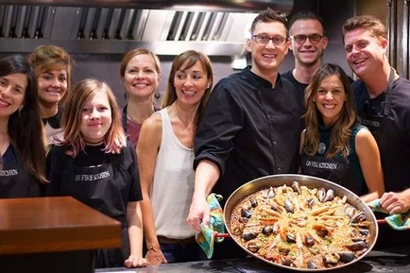 a group of people posing for a photo