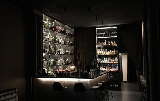 a person sitting in a room