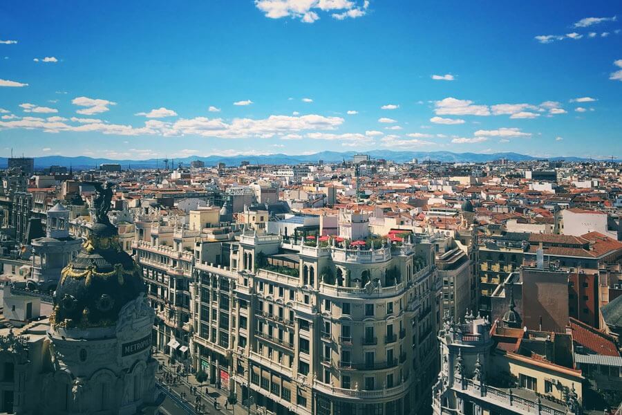 Madrid a large city