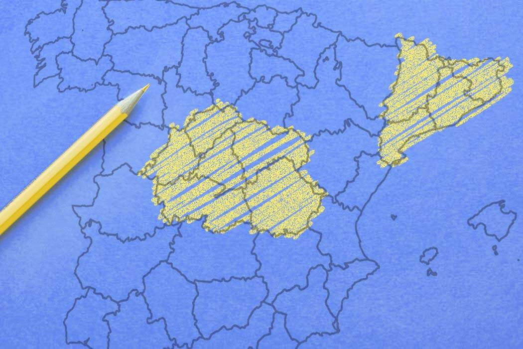 Spainarea A Drawing of a map