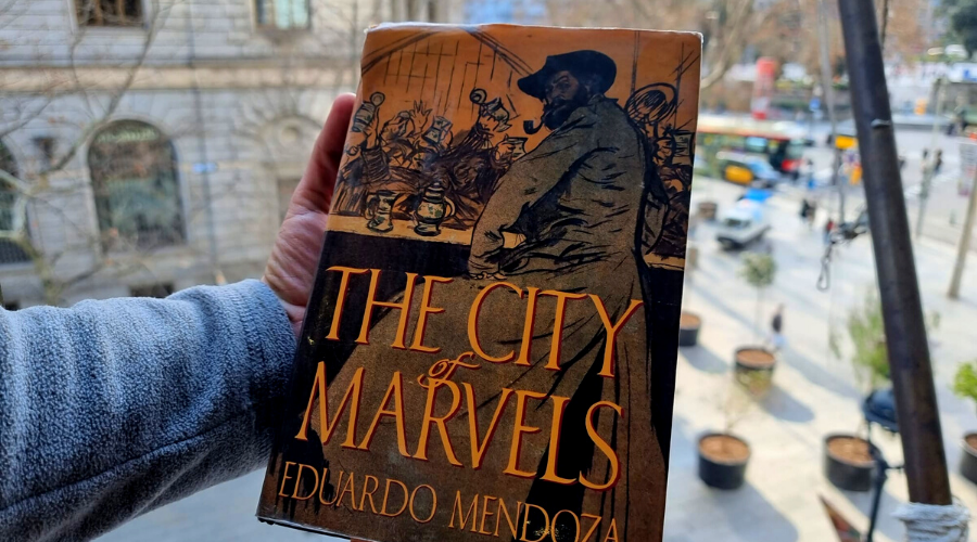 a man holding a book