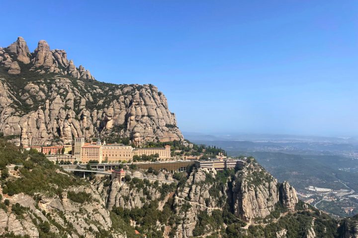 view of the Monastery of Montserrat